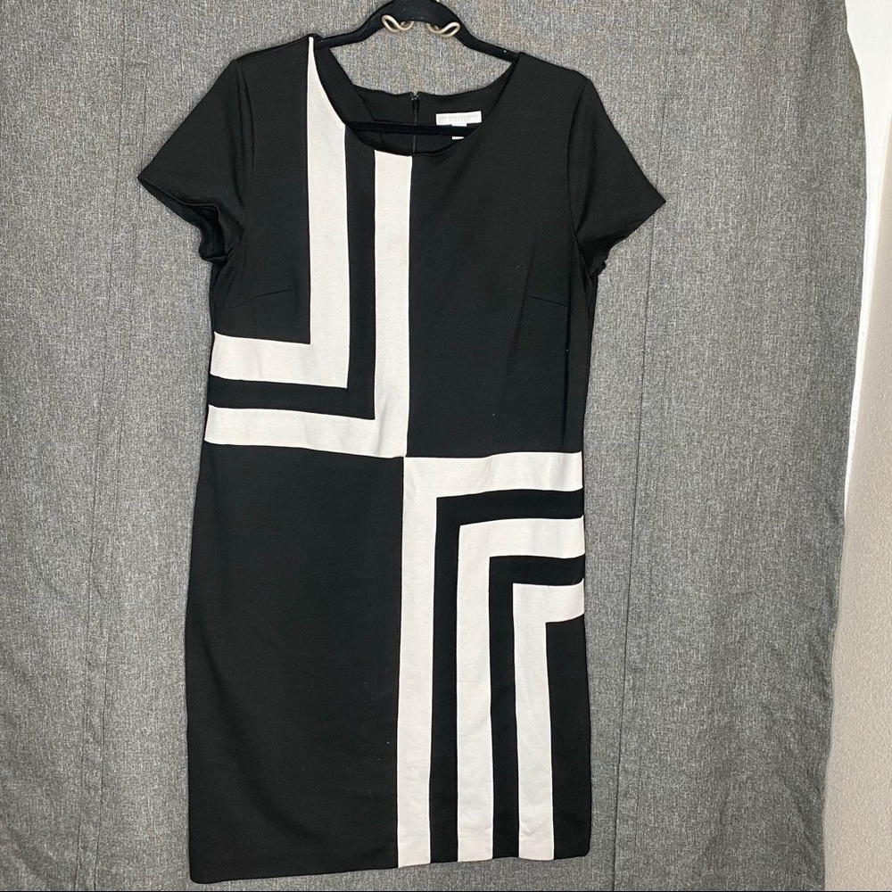 Black and white dress